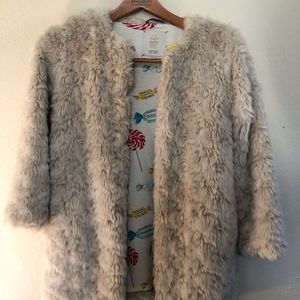 Mini Boden Girls Teddy Coat